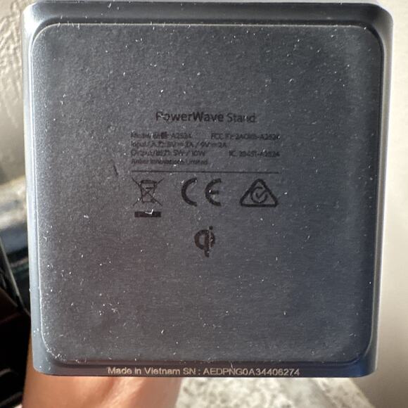 ANKER PowerWave Stand A2524 Wireless Phone Charger Stand Dock - TESTED - Picture 4 of 5